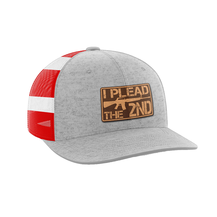 I Plead The 2nd Leather Patch Hat