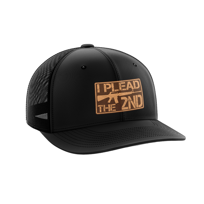 I Plead The 2nd Leather Patch Hat